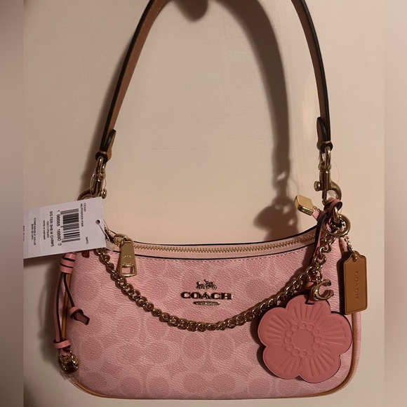Coach Petal Pink Teri Shoulder Bag - Picture 2 of 7